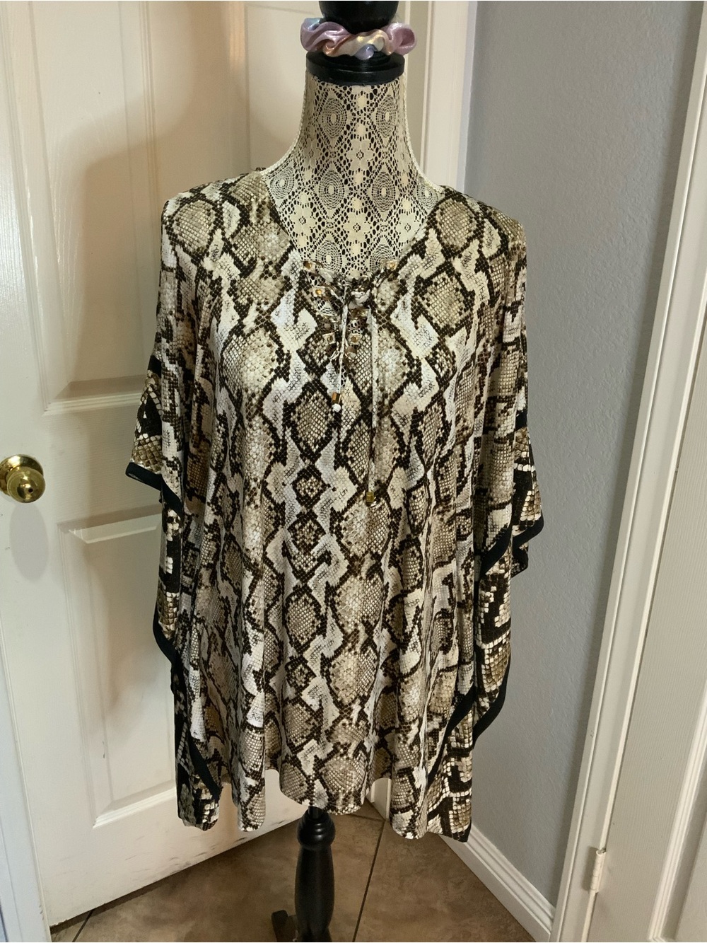 Michael Kors  snake print tunic size XL